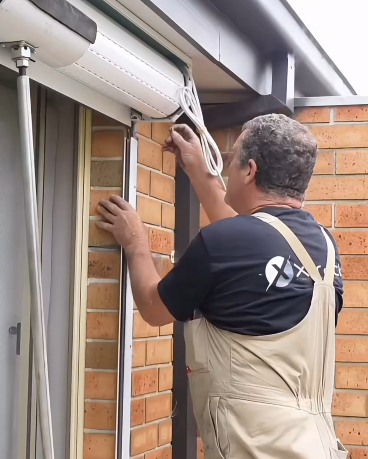 Completed roller shutters